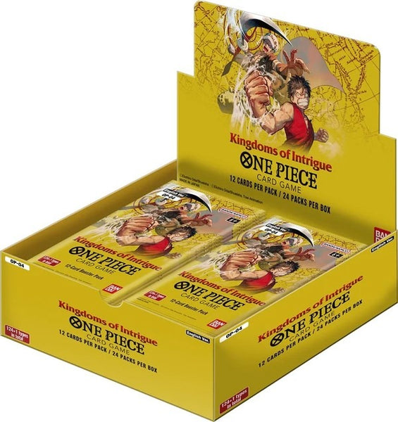 One Piece - OP04 - Kingdoms of Intrigue Booster Box (24 Boosters)